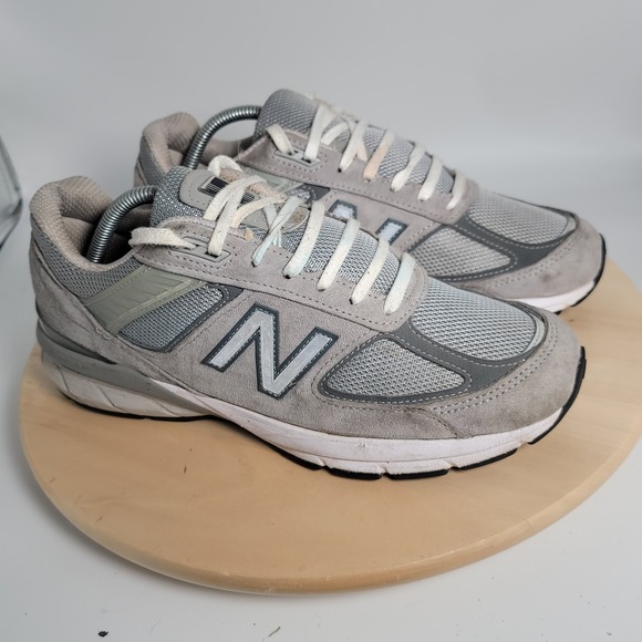 New Balance Other - New Balance 990v5 Gray Castlerock Mens Lace-Up Running Shoes M990GL5 Size 9.5